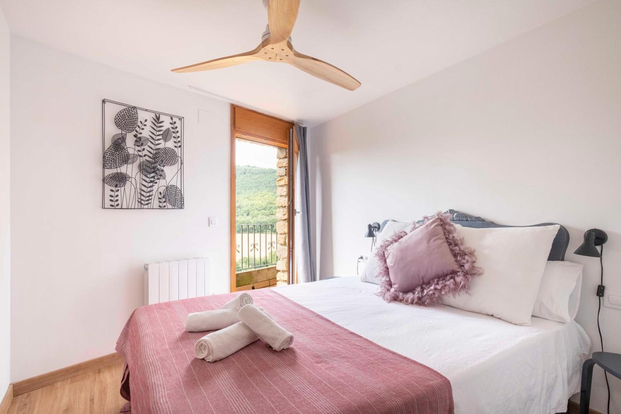 阿赫尔Casa Acollidora I Familiar Amb Jardi I Barbacoa别墅 外观 照片